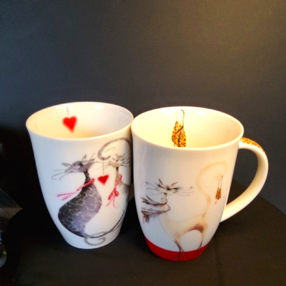 Pimpernel/portmeirion Catitudes Lot Of Two
